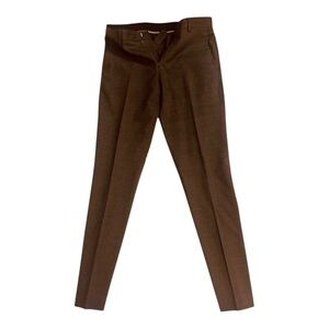 *SOLD* J.Crew Brown Plaid Ludlow Slim/Tailored Dress Trousers